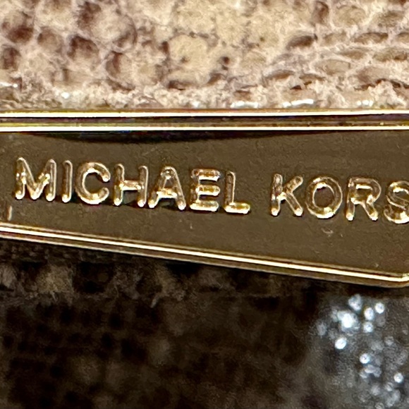 Michael Kors Python Embossed Handbag - Picture 5 of 10